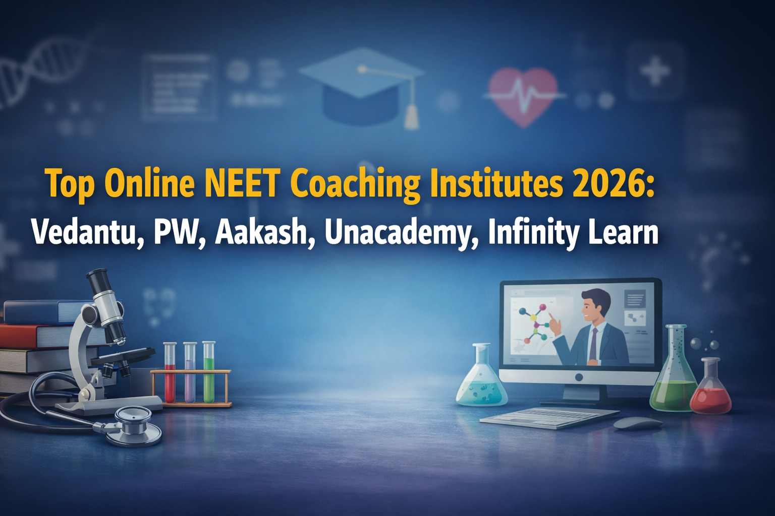 Top Online NEET Coaching Institutes 2026: Vedantu, PW, Aakash, Unacademy, Infinity Learn
